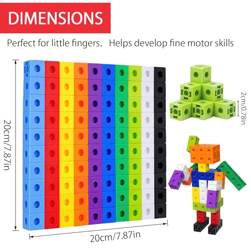Steckwürfel Grundschule - 0 months and up 100 pieces