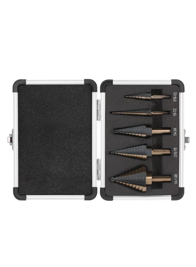 Spiral Grooved Step Drill Bit - 11.3x2.8x4.8cm