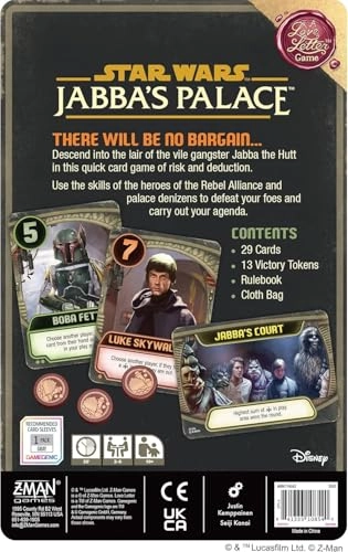 Star Wars: Jabba's Palace - A Love Letter Game - Card Game