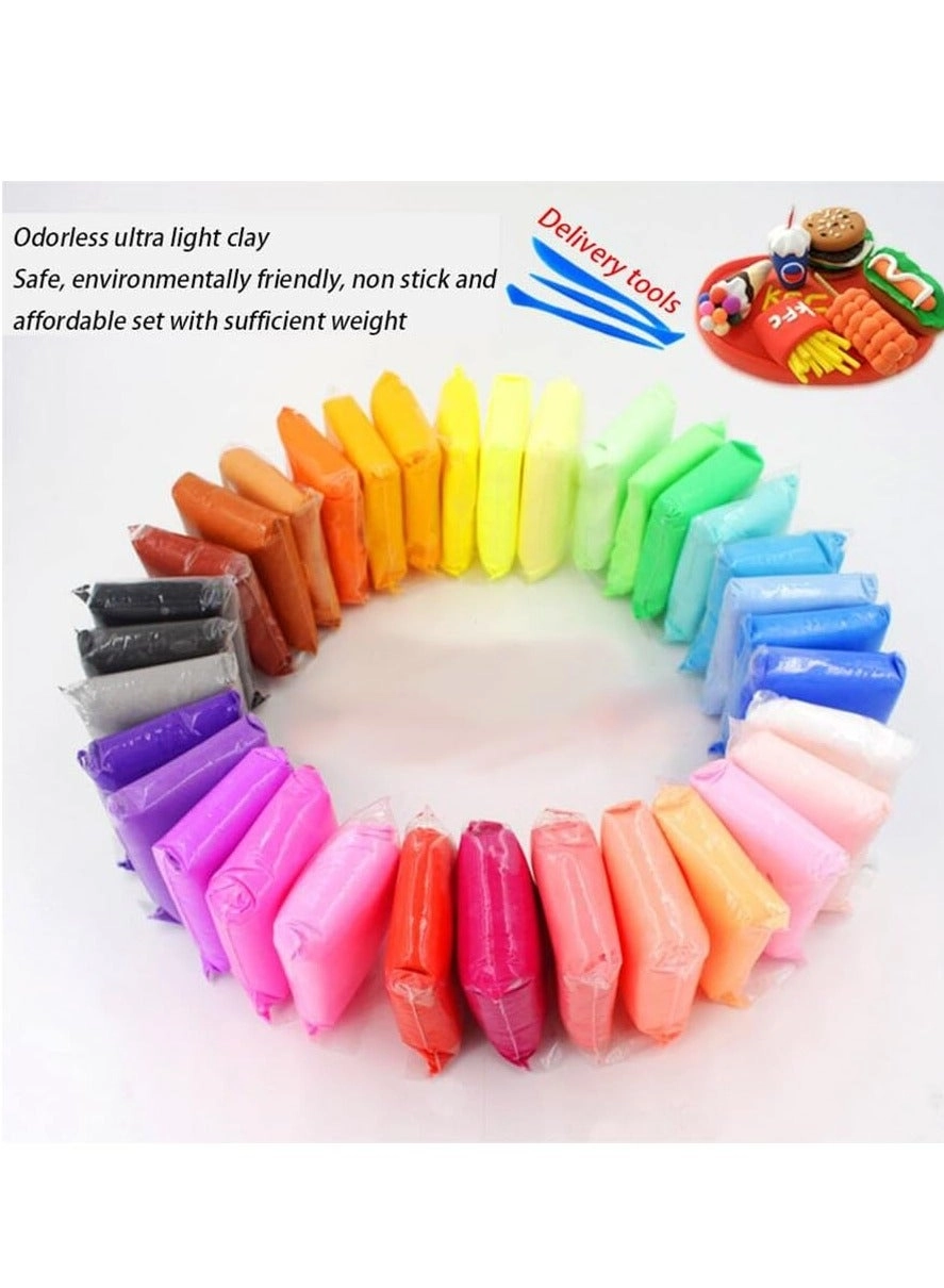 Air Dry Clay - 500g 36pcs.