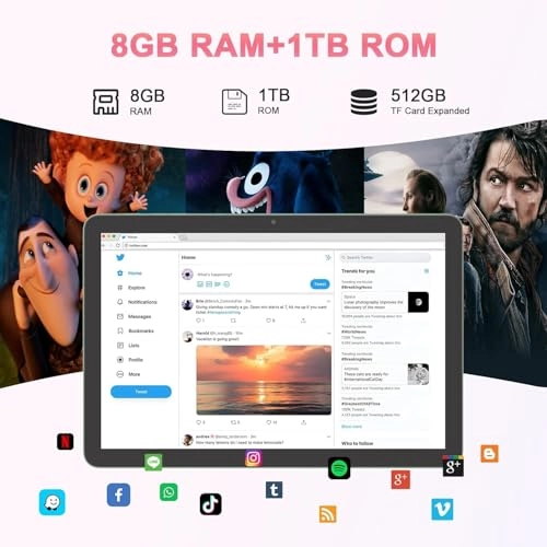 CM8300 Plus - 1000GB 10.1"