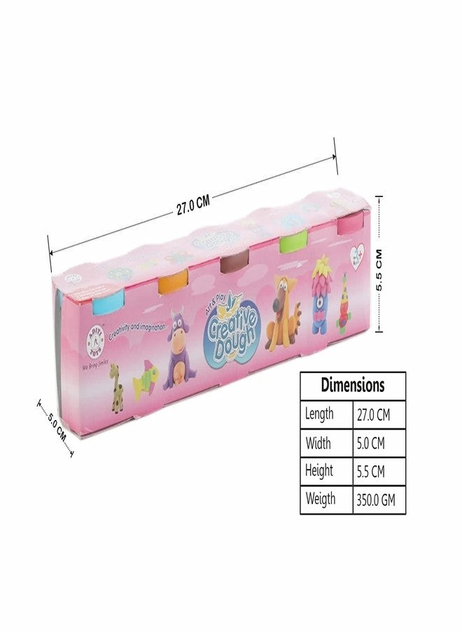 Clay Dough Creation - 3+ years 6 pcs