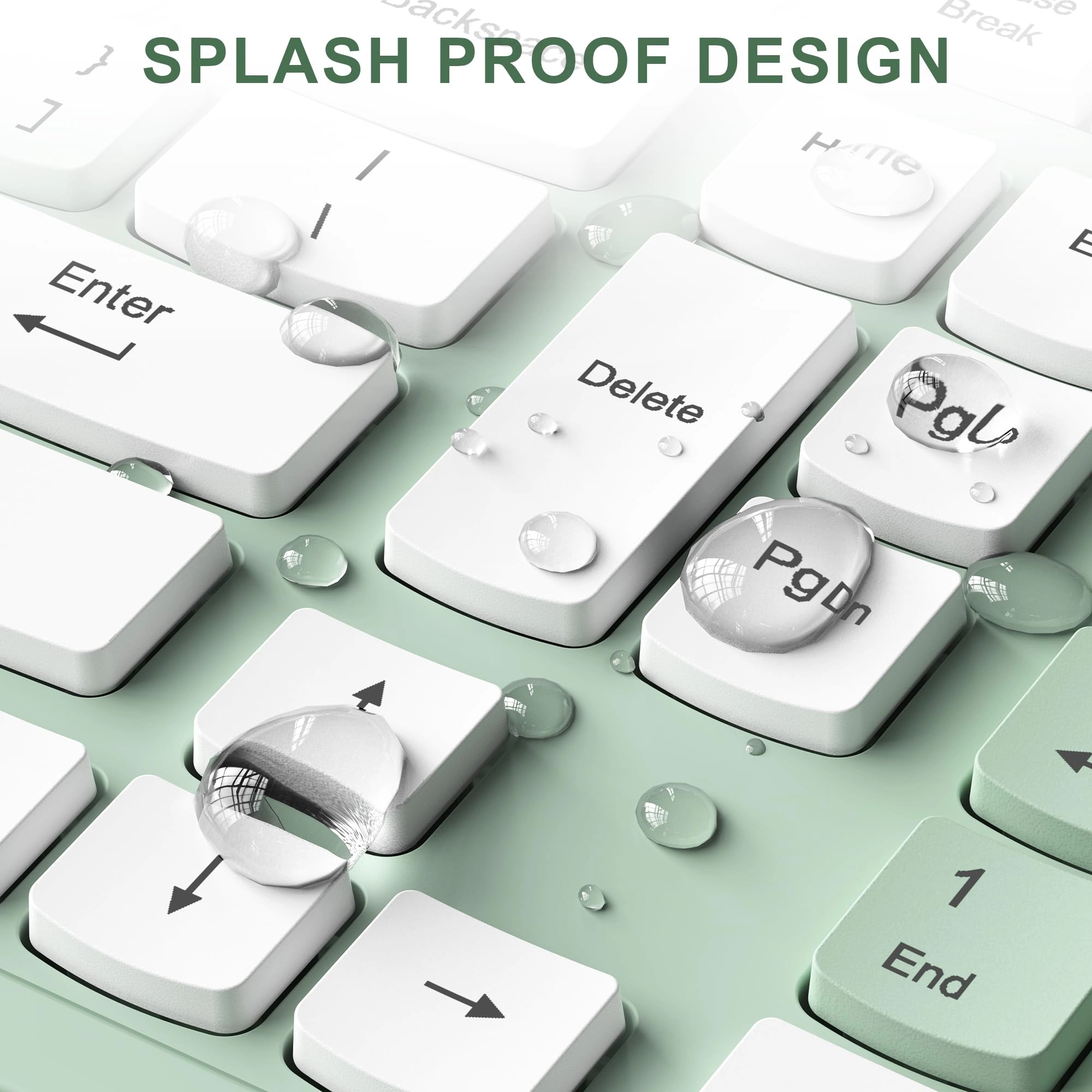 Ergonomic Wireless Keyboard - Wired