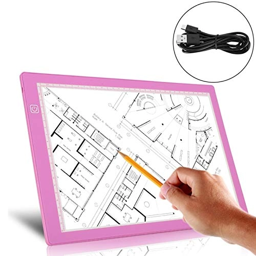 Drawing Tablet - LED Light Box Stepless Dimming A4 Size