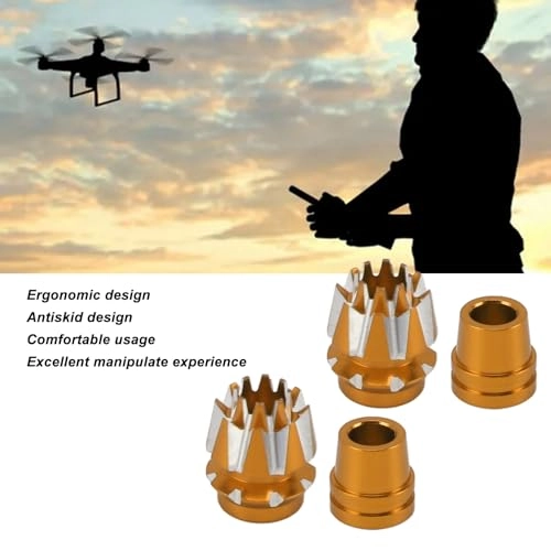 Drone Controller Sticks - Aluminum Alloy Gold