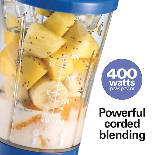 51132 - Personal Smoothie Blender with Travel Cup and One-Touch Blending