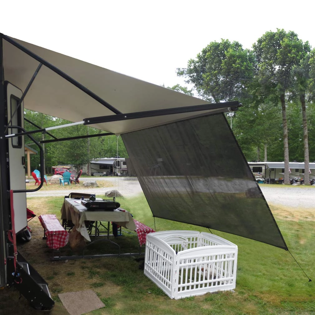 RV Awning Sun Shade Screen