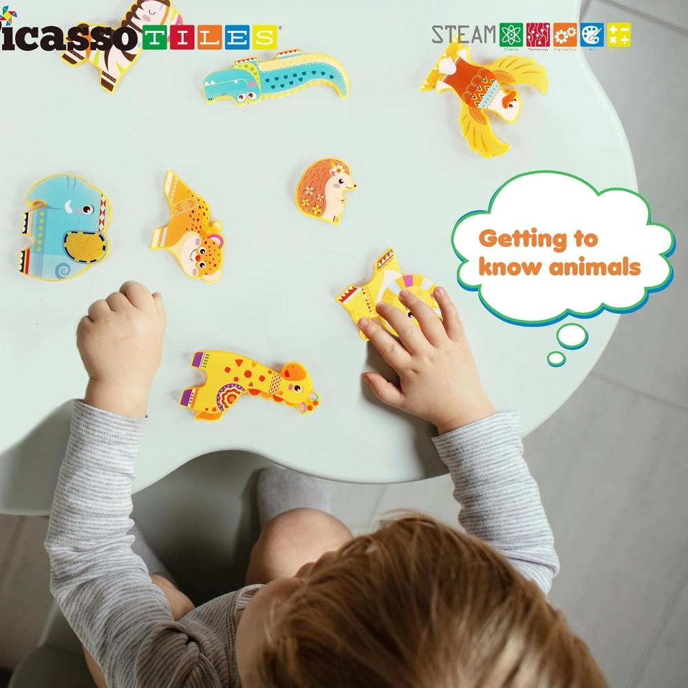 Magnet Building Blocks - Safari Animal 8pcs