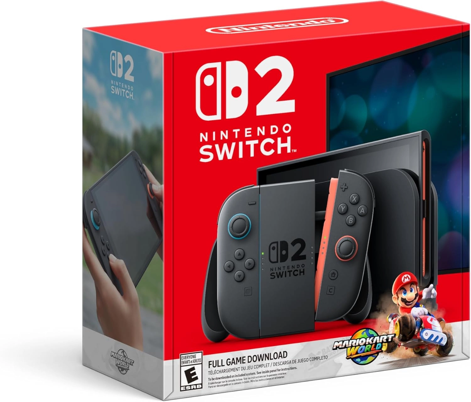 HUB ELECTRONICS Switch 2 - 7.9" 1080p + Mario Kart World - full game download