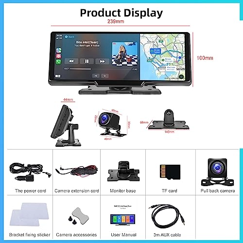 Portable Car Radio - 1280*720P