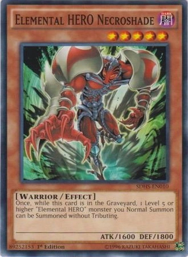 Yu-Gi-Oh! Elemental Hero Necroshade SDHS-EN010