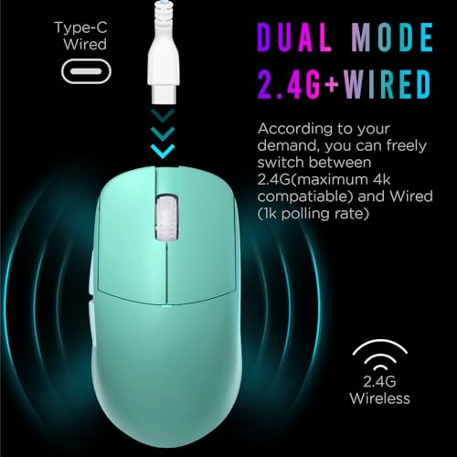 Atlantis OG V2 Pro Gaming Mouse - 2.4G, Bluetooth, USB