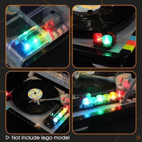 LED Light Kit for LEGO Retro Record-Player 40699 - Plastic 1
