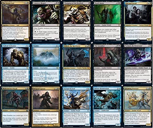 Magic The Gathering: Elite Zombie Commander Deck - The Scarab God Dimir EDH 100 Card
