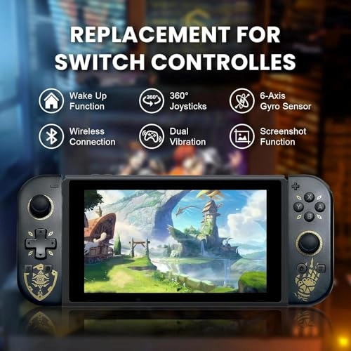 Vielseitige drahtlose Controller - Black Nintendo Switch