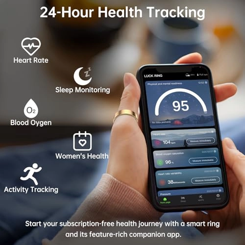 Smart Ring - Sleep Tracker Heart Rate Blood Oxygen