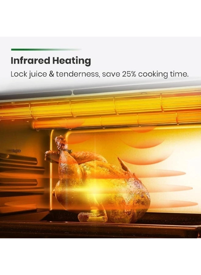 Electric Oven Toaster - Multi-function Bake Grill Roast