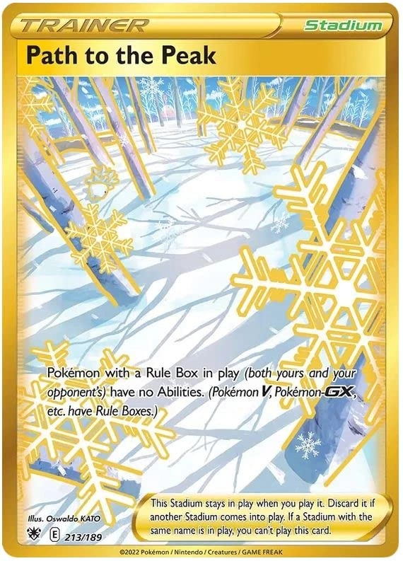 Pokémon Pokemon Path to the Peak 213/189 - English + Toploader