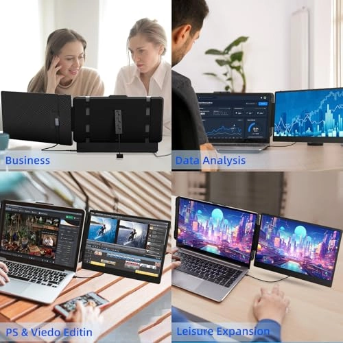 Laptop Screen Extender Travel Monitor - S1 14 Inches 1920x1080