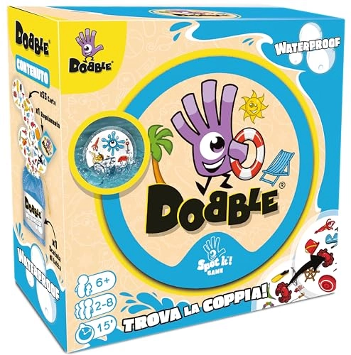 Dobble - Waterproof Card Game (Italian)