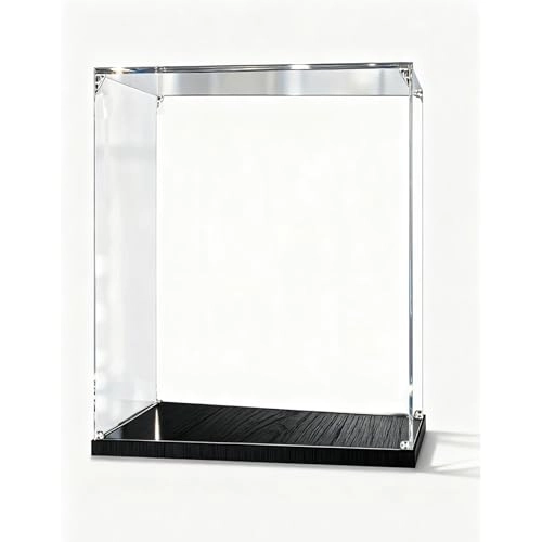 Display Case - 60x30x20cm Acrylic Golden Oak Backlight