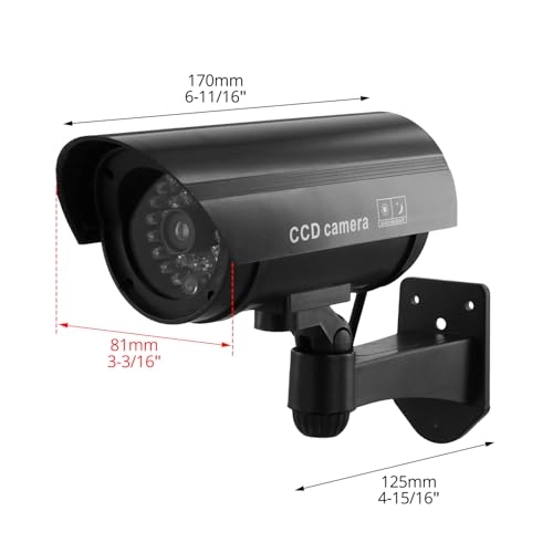 4 Pack Dummy Security Cameras - Outdoor