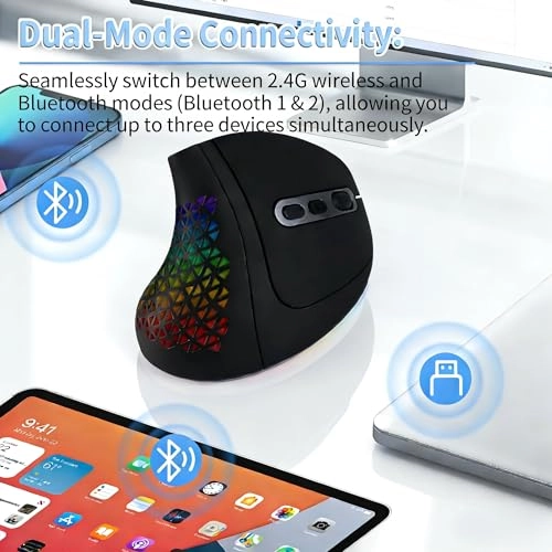 Ergonomic Vertical Mouse - Bluetooth