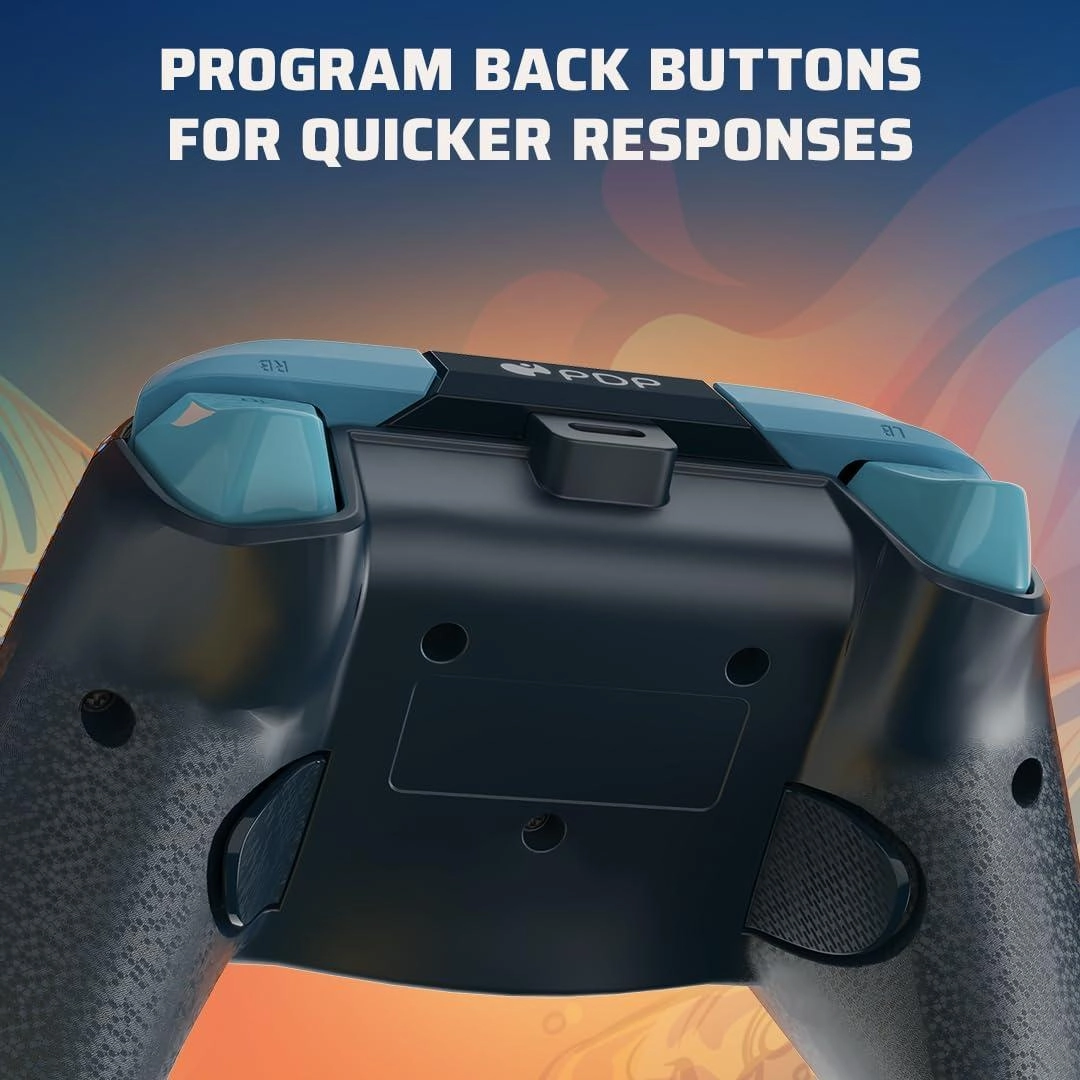 Xbox Rematch Glow Advanced Wired Controller Blue Tide