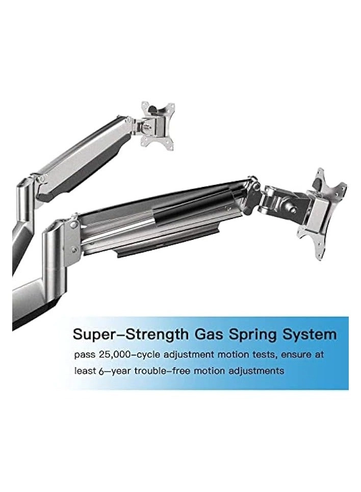 Dual Monitor Mount - 2 Monitors 32 inches 75mm or 100mm