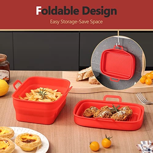 Air Fryer Silicone Liner - Silicone 2-Pack