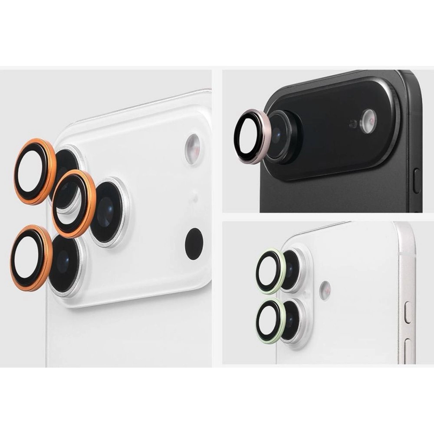 Clear Tempered Glass Camera Lens Protector for iPhone 17 Pro / iPhone 17 Pro Max