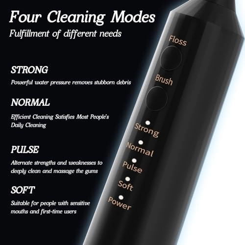 2-1 Professional Electric Toothbrush - Water Flosser 3800VPM