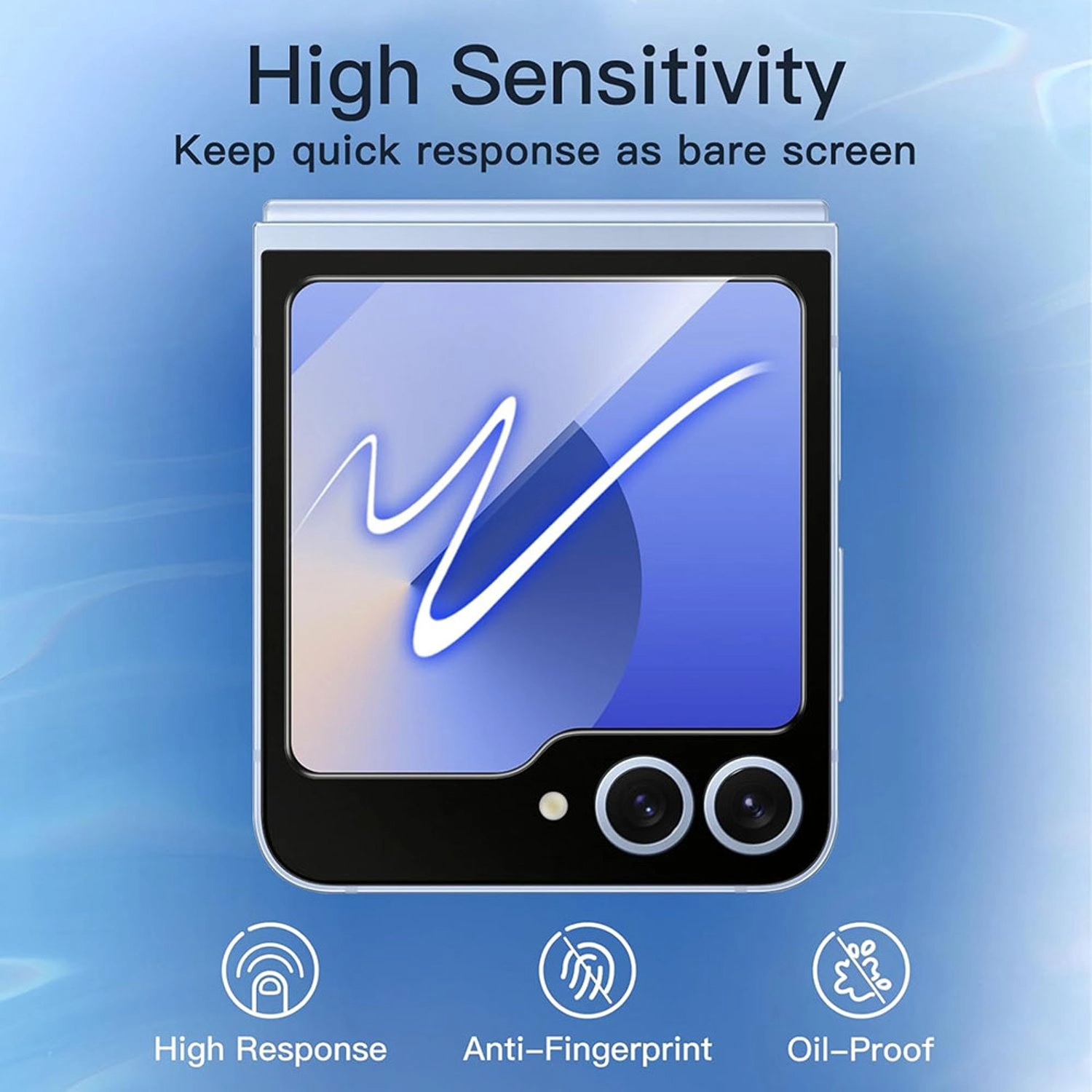 Screen Protector Samsung Galaxy Z Flip 6 - Precise Fit Crystal Clear