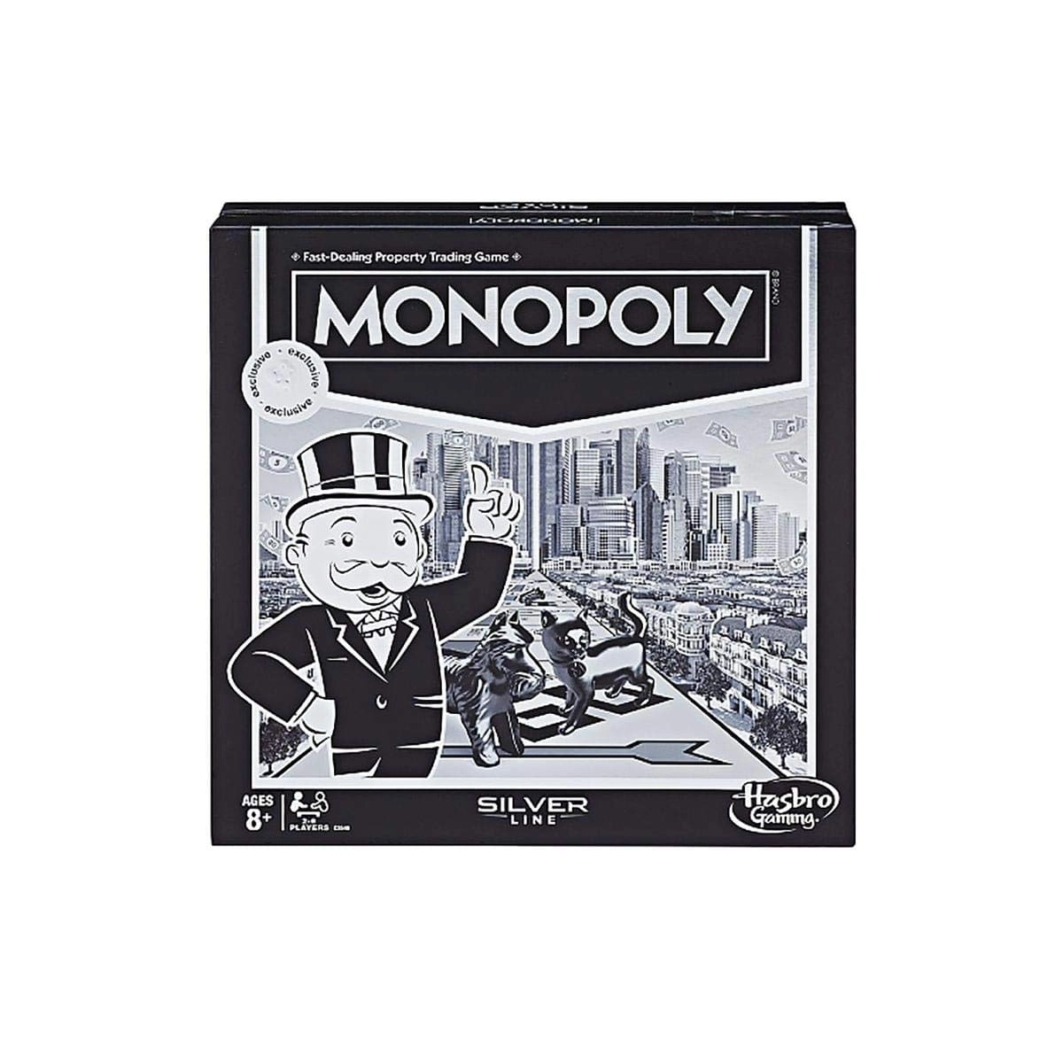 Hasbro Monopoly: Silver Line Edition