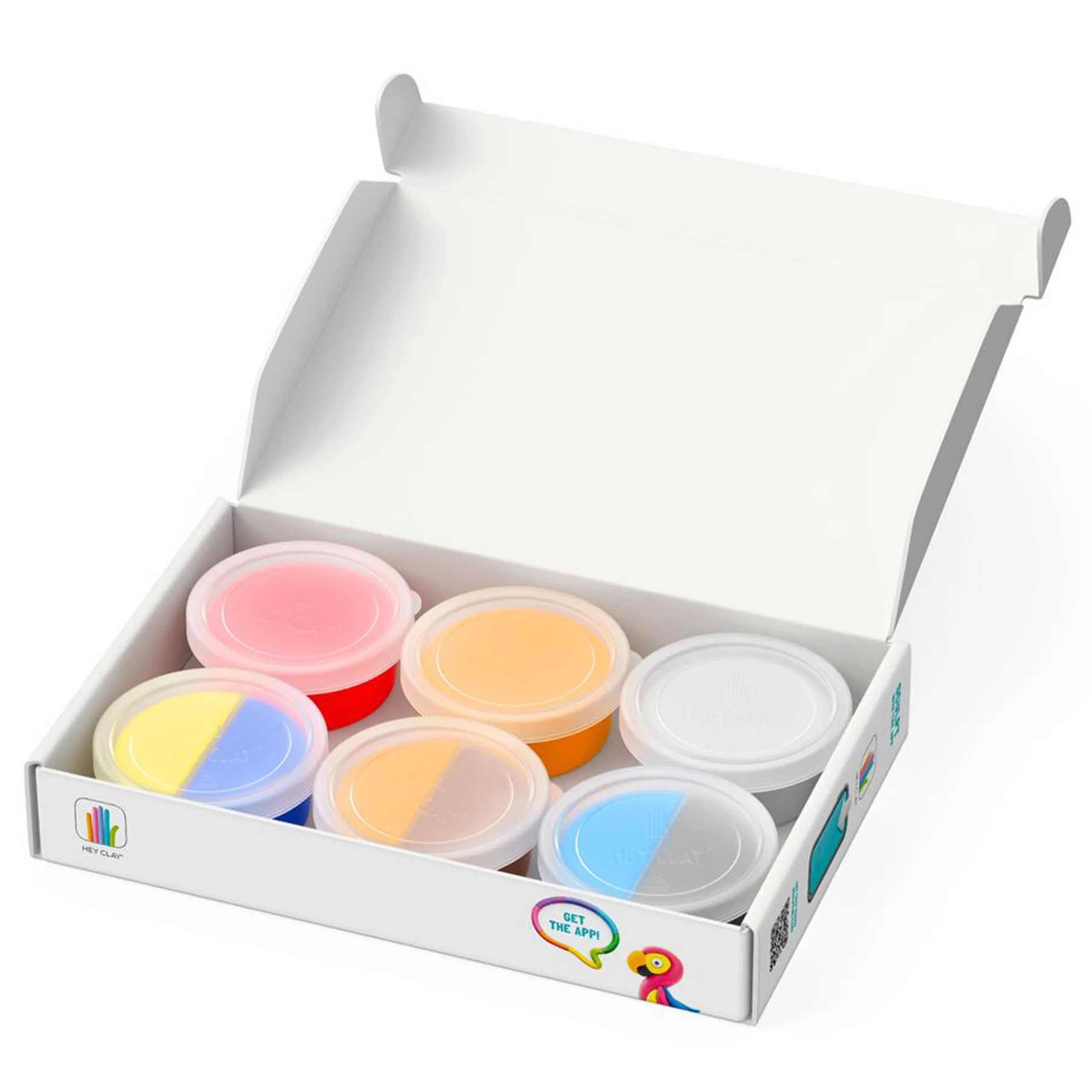 DIY Birds Plastic Modelling Air Dry Clay Kit - 340g 6pcs.