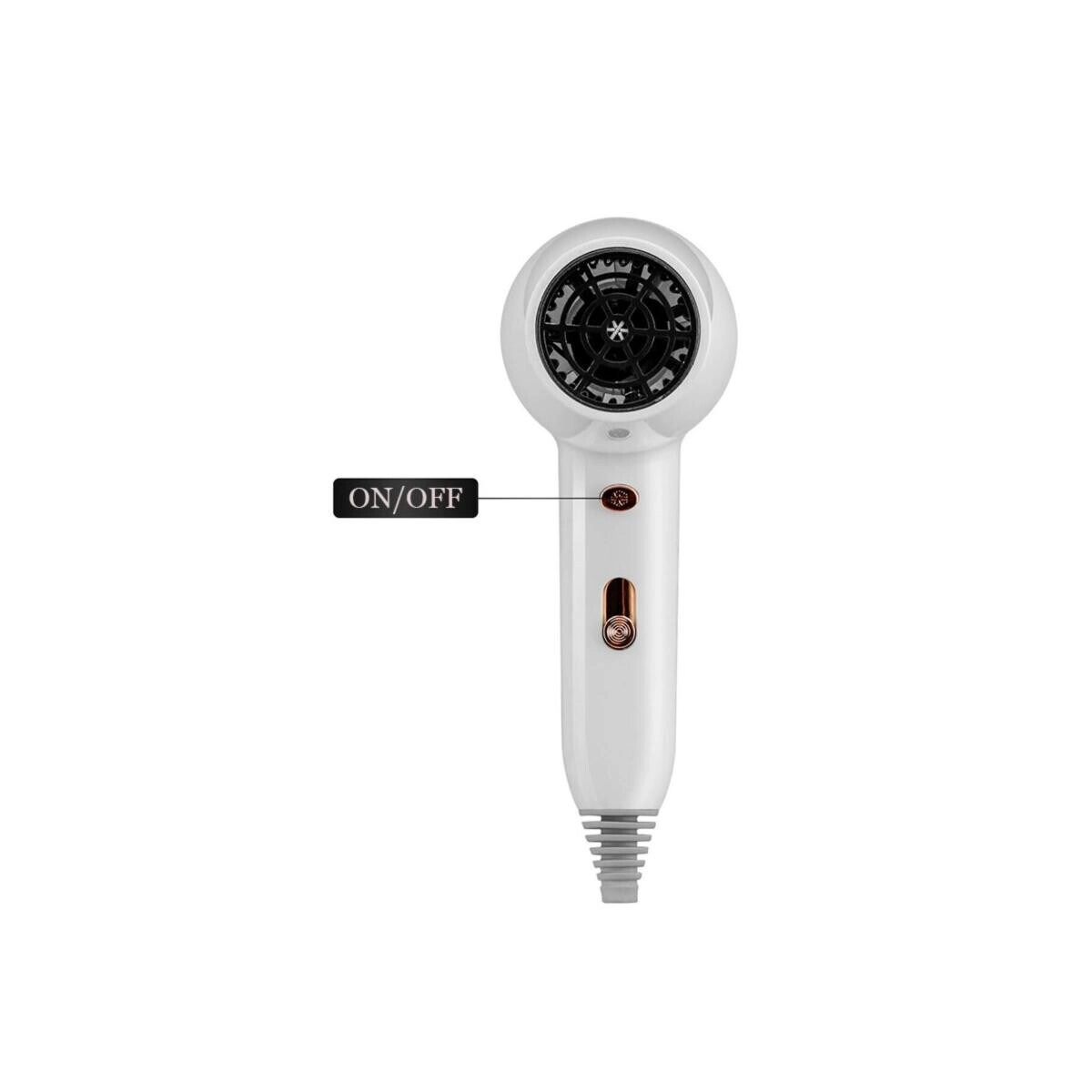 Wall-Mounted Hair Dryer - 3 Speeds Low Noise