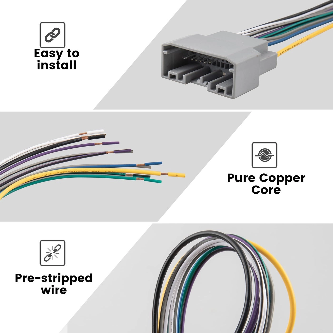 Car Stereo Wire Harness - Dodge Chrysler Jeep