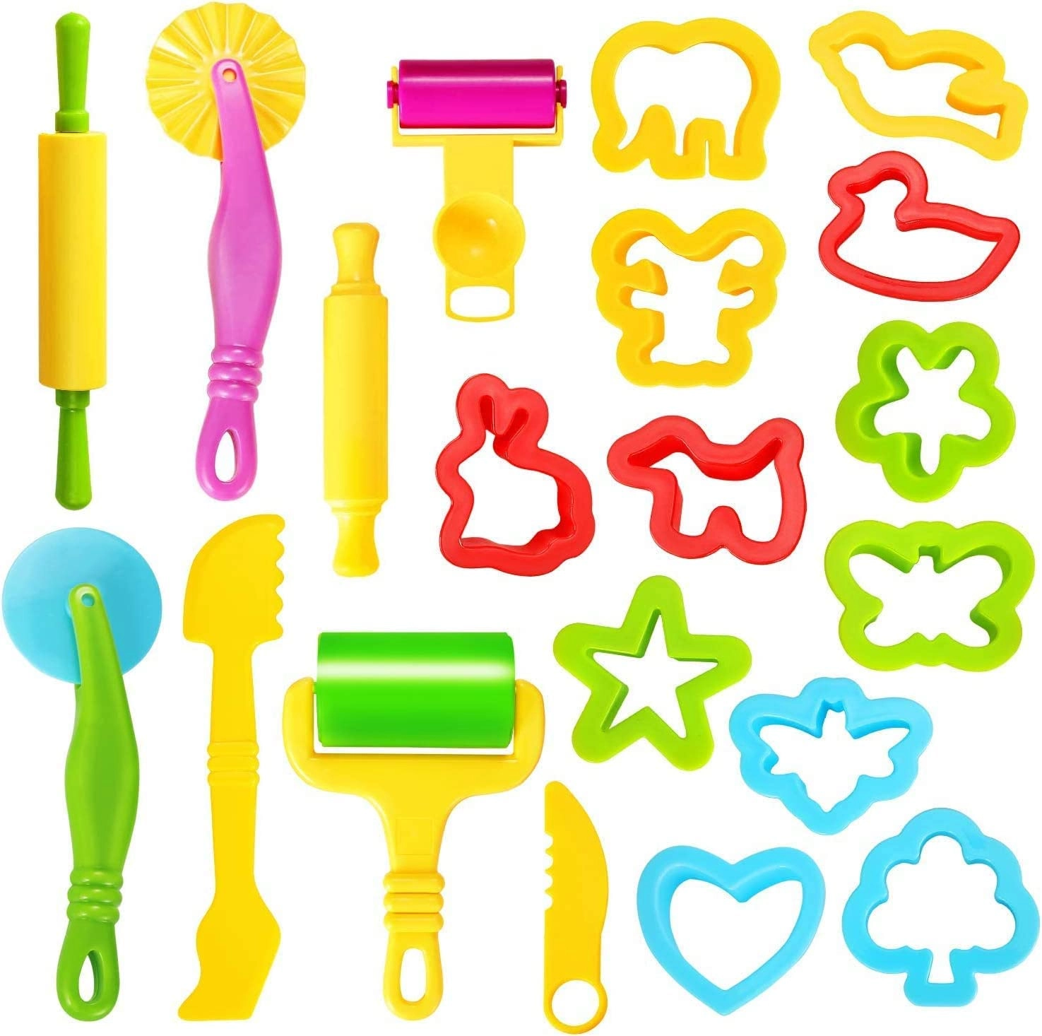Modeling Clay Tools Set - 36 months - 10 years 20 Pcs