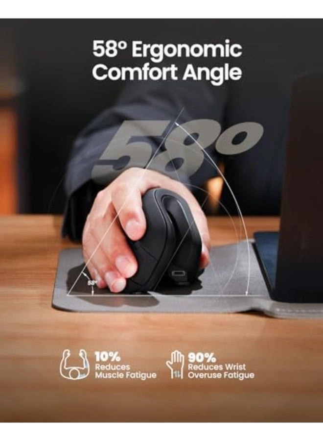 EM11 NL Ergonomic Vertical Mouse - Wireless