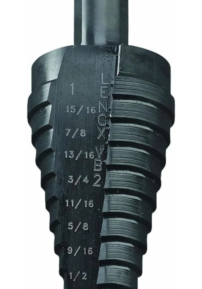 Step Drill Bit - 1 1/2-Inch to 1-Inch