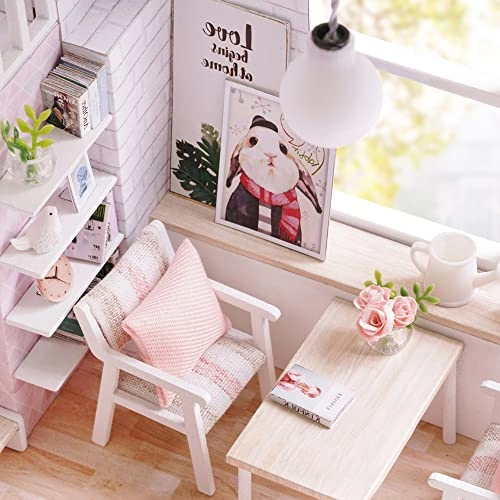 DIY Miniature Dollhouse Kit - Pink