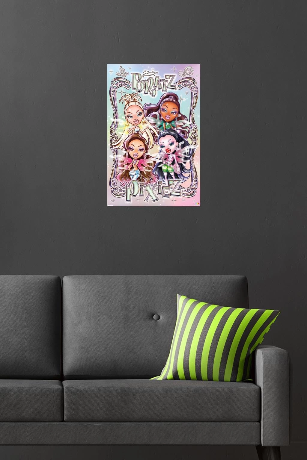 Pixiez Wall Poster - Paper 22.4"L x 14.7"W
