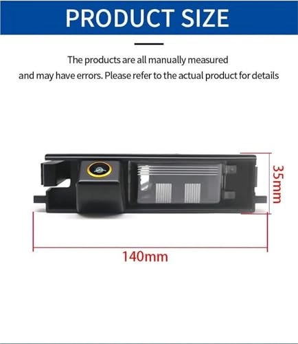 Rear View Camera Fisheye - Night vision Wired 1080P