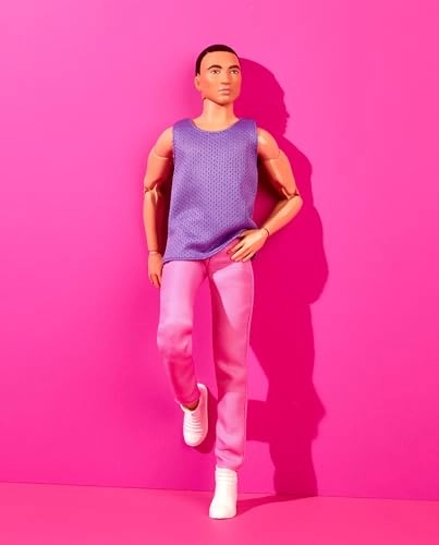 Ken Doll - Black Hair Color Block Outfit Ages 6+