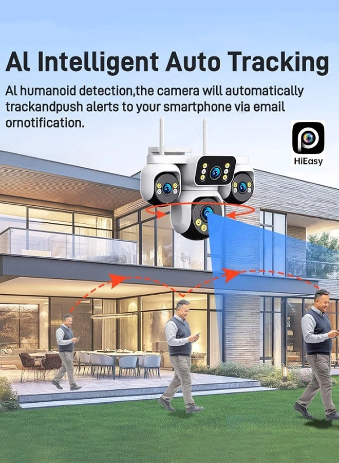 20MP CCTV - 4 Lens 4 Screen