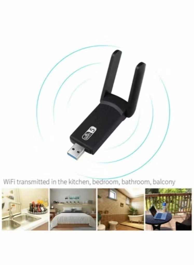 Wireless USB WiFi Adapter - Dual Band USB 3.0 Wireless