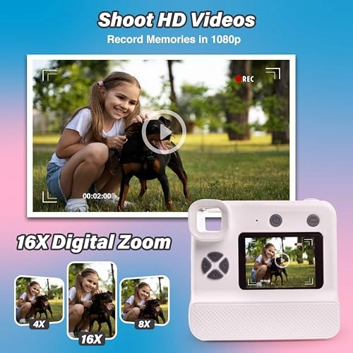 Insta Print Camera - 32GB SD Card Instant Print