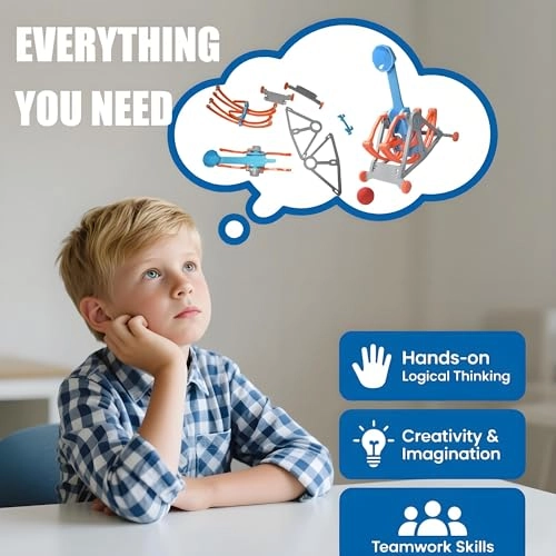 Catapult Kit STEM - 8-12 years 30+ pieces