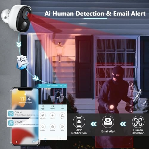 Wireless Security Camera 2K