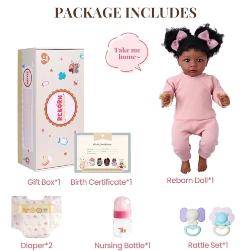 Reborn Baby Doll - 20 Inch Vinyl Drink & Pee Ages 3+